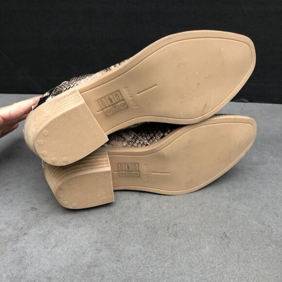 DOLCE VITA Westa women's snake skin faux leather bootie size 7 NEW - Picture 5 of 7